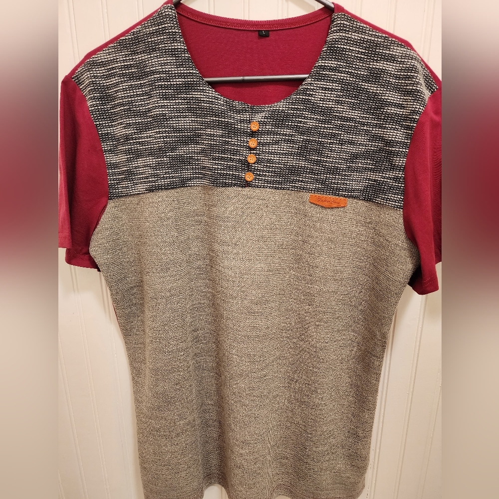 Large Fashion Show shirt button up new w/o tags
